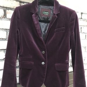 Jcrew velvet blazer